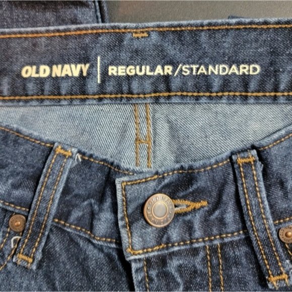 Old Navy Regular Fit Straight Leg Jeans Men's Blue Size 30x32 - Picture 3 of 4